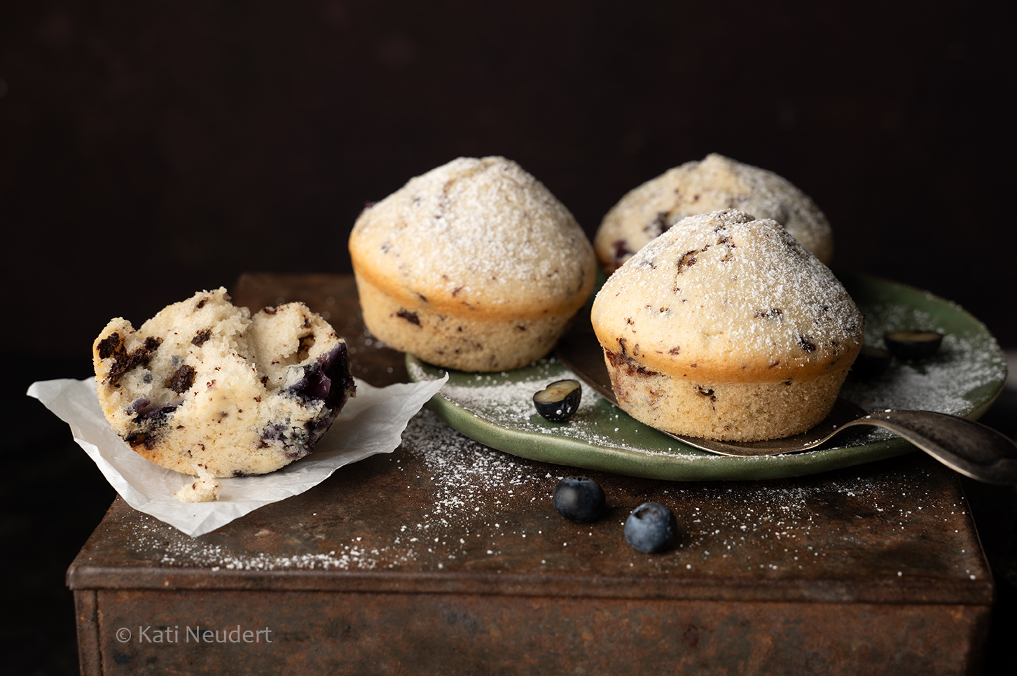 Vegane Heidelbeer-Muffins
